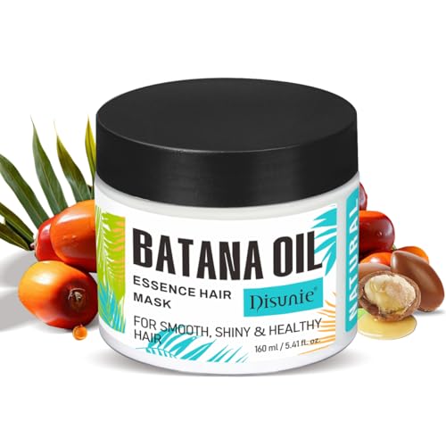 Disunie Batana Oil Hair Mask, 5.02 fl.oz. /150ml Dr. Sebi Deep Moisturizing and Maintenance of Hair, Effectively Reduce Hair Splitting and Enhance Hair Elasticity