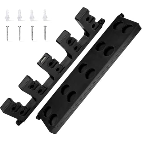Booms Fishing Rod Holder for Garage: Wall Mount Fishing Pole Holders for Garage | Fishing Rod Rack Holds Up to 10 Rods, Vertical/Horizontal/Ceiling Fi