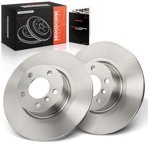 Frankberg Brake Disc Set incl. 2x Discs Rear Vented Ø330mm Compatible with X3 F25 X4 F26 Replace# 34206790362,34206868936