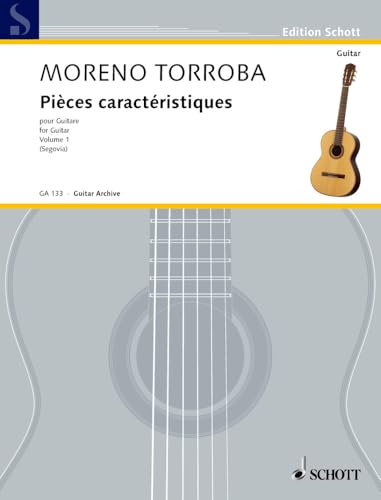 livre Pièces caractéristiques: guitar.