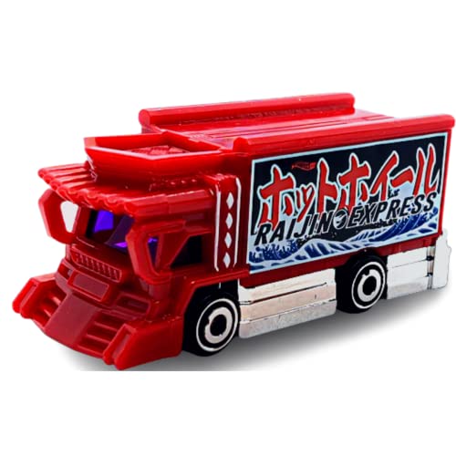 Hot Wheels Raijin Express, HW Haulers 1/5 Treasure Hunts miniatura 4