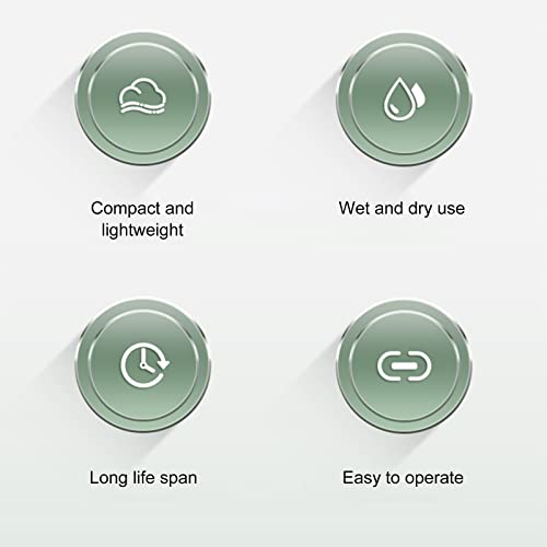 Galori Máquina de barbear elétrica Aparelho de barbear elétrico portátil recarregável de cabeça flut