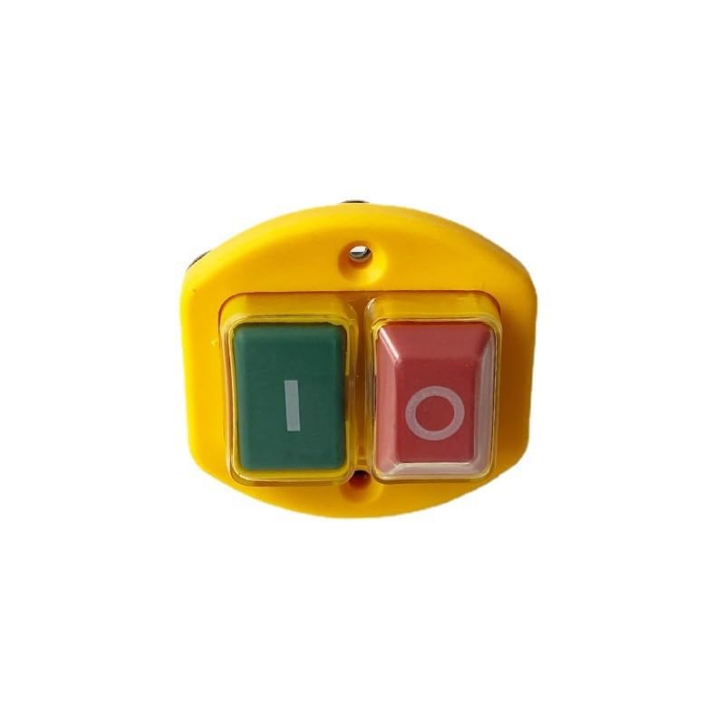 YCZ3-B Electromagnetic Switch 4/5 Pin 110/220V On Off Push Button Restart and Under Voltage Protection Can Replace KJD17(4 Pins,110V)