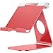 Produktbild OMOTON Tablet Ständer, Tablet Stand, Verstellbare Tablet Halterung für Online-Kurse/Arbeit, Aluminium Tablet Halter kompatibel mit iPad Air 4/Mini, iPad 10.2/9.7 und andere Tab bis zu 12.9 Zoll, Rot