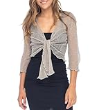 Back From Bali Womens Sheer Shrug Cardigan Lightweight Knit
