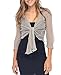 Back From Bali Womens Sheer Shrug Cardigan Lightweight Knit
