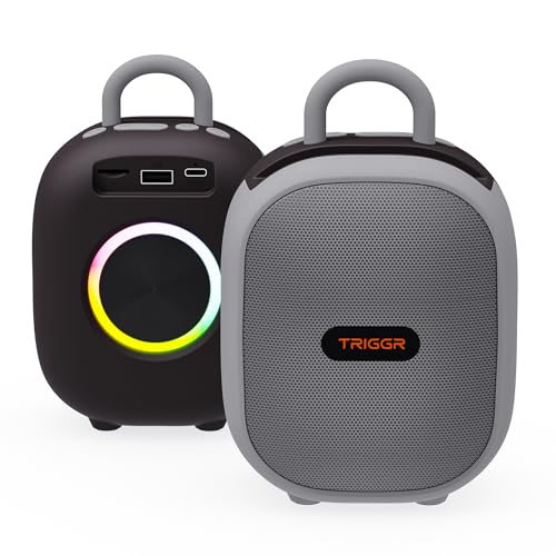 TRIGGR Roar 12 Portable BT, V5.3, FM Mode, Rubber Finish, 8 Hr Playtime 12 W Bluetooth Speaker (Rustic Dust, Mono Channel)