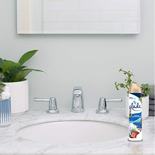 Glade Duftspray für langanhaltende Frische in allen Räumen, Lufterfrischer Spray, Ocean Adventure, 1er Pack (1 x 300 ml)