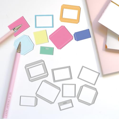 DELORIGIN Matrizes de corte de caixa de armário 3D, estênceis de aço carbono, caixa de joias em rele