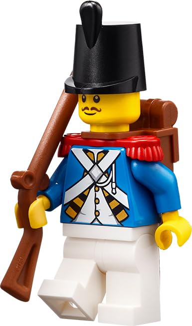 Design fedele ai dettagli: la minifigure militare LEGO viene fornita esattamente come mostrato nelle immagini. Un complemento ideale per ogni mondo dei pirati LEGO.