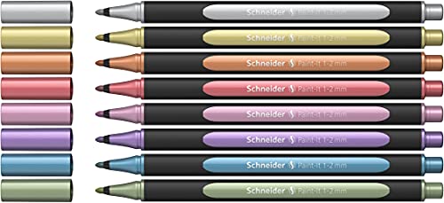 Schneider Paint-It Metallicliner Étui de 8
