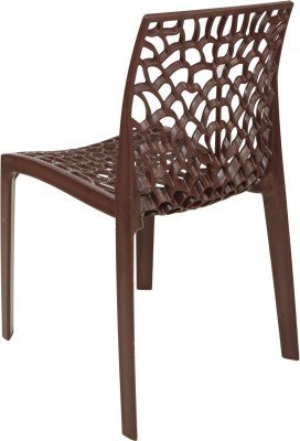 Supreme Web Heavy Plastic Chair for Home&Garden (globus Brown)(Set of 1) 2