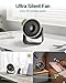 Imagen de ROMANJOY Ventilador Recargable con Control de Velocidad Infinita: 3600mAh Ultra Silencioso para Circulación de Aire Colgable Ventilador USB de sobremesa para dormitorio