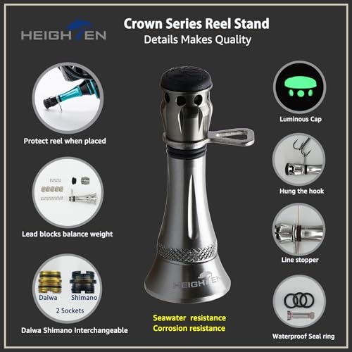 image for HEIGHTEN Fishing Spinning Reel Stand for Shimano Stradic FL FM Stella 