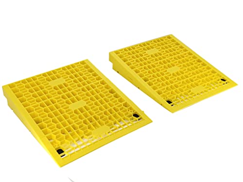 MaxxHaul 50724 Modular Threshold Ramp for Doorways, Up to 3" Rise, Pack of 2