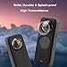 Hoqqf Lens Guard Compatible with insta360 One x2, with Tempered Glass Screen Protector, Oleophobic Anti-Fingerprint Clear Film(6 PCS)