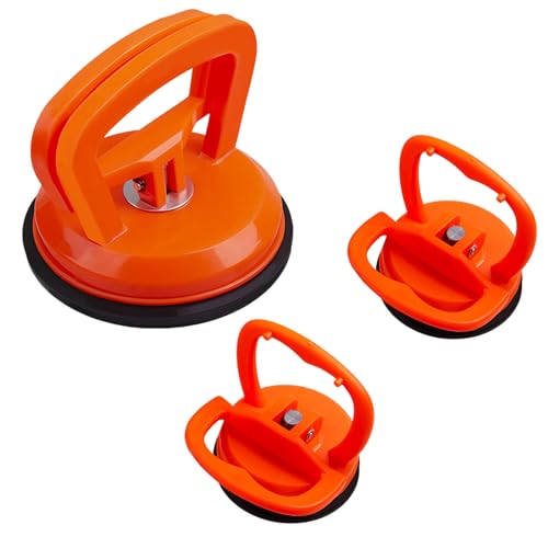 GLAITC 3-Pack Car Dent Pullers with Vacuum Suction Cups - Heavy-Duty Auto Body Repair Tool