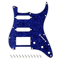Compatibility: Fit for USA/Mexican Ultra/Special/Deluxe/Standard/Player/Professional II/Performer/Highway HSS strat guitars with a standard 11-hole layout. There is a large amount of EM shielding aluminum sticker on the back to insulate the electroni...