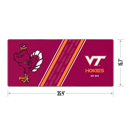 Image of YouTheFan NCAA Virginia Tech Hokies Logo Series Desk Pad