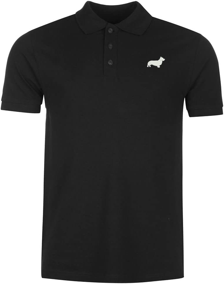 Mens Polo Shirts Corgi Dog Embroidered Short Sleeve Maldives | Ubuy