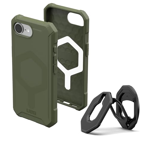 UAG iPhone 16e coque de protection fine et robuste avec anneau magnétique