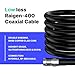 RAIGEN-400 N Type Female to RP-SMA Male - Low Loss RF Coaxial Cable - Helium Miner Cable - 10ft Extension for LoRa Antenna HNT Hotspot, Nebra, RAK, Bobcat, CB, Ham Radio, WiFi 4G LTE (10 Feet)