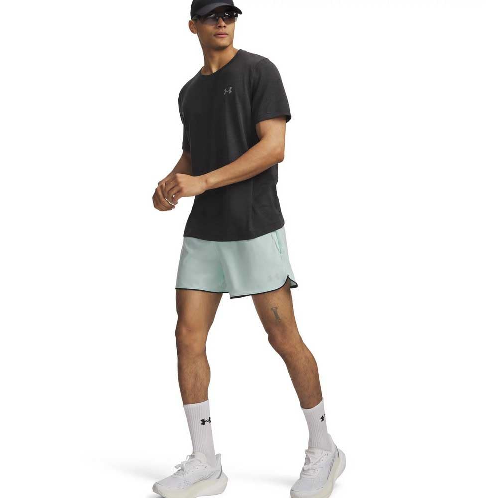 Under Armour Velociti Pro 5In Short de Running Hommes Menthe - refreshmint/Reflective S