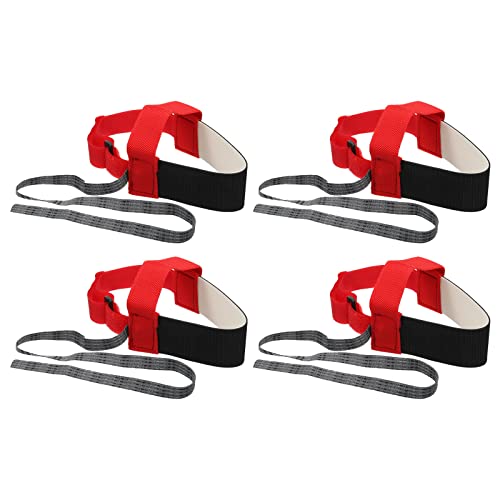 Image of MECCANIXITY 20pcs ESD Anti Static Foot Heel Straps Anti Static Wrist Strap Band Adjustable for Grounding Removing Static Red