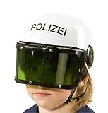  narrenkiste O23077 weiß Kinder Polizei Helm Polizeihelm