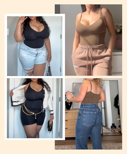 SHAPELLX Womens Shapewear Tummy Control Thong Slimming Body Shaper Seamless Compression Top Waist Boning Corset Bodysuit2