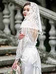 2 Pcs Mass Veil Triangle Mantilla Cathédrale Tête Couverture Chapelle Veil Écharpe Latin Mass Tête Couvrir Veils