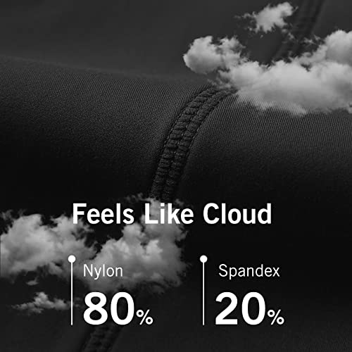 Baleaf 7/8 Workout Athletic Leggings For Women High Waist Soft Yoga Running Petite Ankle Pants With Deep Pockets Black L #TOP2