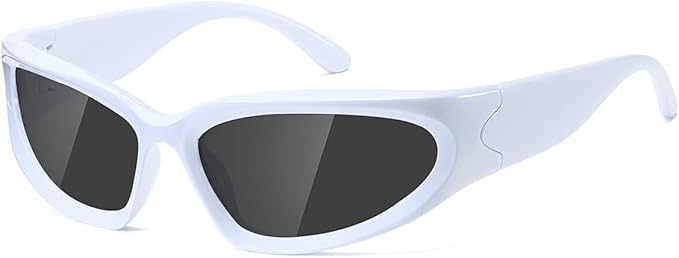 Y2K Wrap Around Polarized Sunglasses - Trendy & Stylish Shades for Men & Women