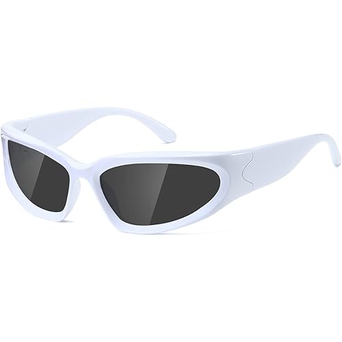kimorn Y2K Wrap Around Polarized Sunglasses Womens men Swift Oval Fashion Sport Shades Sun Glasses K1273