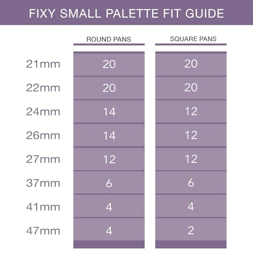 FIXY Empty Magnetic Makeup Organizer with Clear Top, Extra Small Size - Organize, Depot & Declutter Makeup - Customize Your Palette - Travel and Eyeshadow Makeup Organizer - Thumbnail 4
