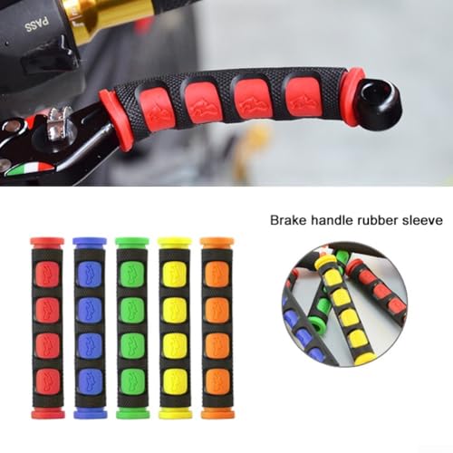Dolvitrny Housses de protection en silicone pour levier de frein, poignées de rechange résistantes à l'usure pour vélos électriques et motos (bleu) – vue 4