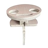 ❃❃❃ La mesa de vino portátil es muy adecuada para picnics, mantener la copa de vino y la botella en posición vertical, y te permite beber tanto como quieras.