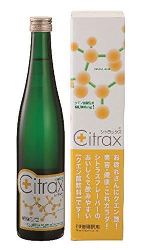 お疲れさんにクエン酸 シトラックス クエン酸 60000mg配合 おいしいシトラスフレーバー味 500ml 10倍稀釈5リットル分