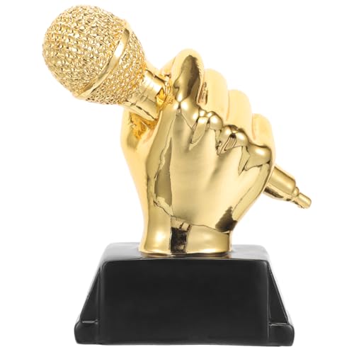 Trophée musical compétition de chant en résine solide Healvian