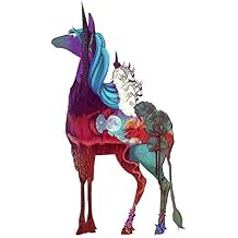 WSQ The Last Unicorn Vinyl Decal Sticker Premium Quality Vinyl Multiple Colors for Car Bumper Truck Van SUV Window Wall Boat Cup Tumblers Laptop or Any Smooth Surface Size 5 Inch
