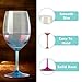 Lily's Home Unbreakable Acrylic Wine Glasses, Made of Shatterproof Tritan Plastic and Ideal for Indoor and Outdoor Use, Reusable (Multi - Light) - 20 oz each, Set of 4