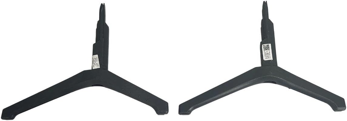 Original TV Base Stand Legs for Samsung - 43" Class TU69 Model UN43TU690TFXZA (No Screws Required. The Stand Snaps in Place).