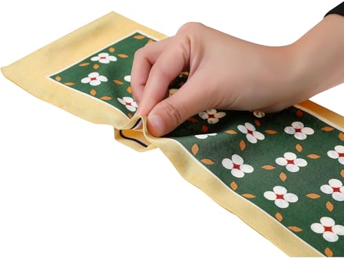 Women Fashion Printed Skinny Long Scarves, Retro Satin Silky Neckerchief Ribbon Headband Headscarf4