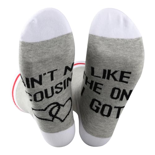 Chaussettes pour cousins confortables à porter à la maison lors des fêtes de famille