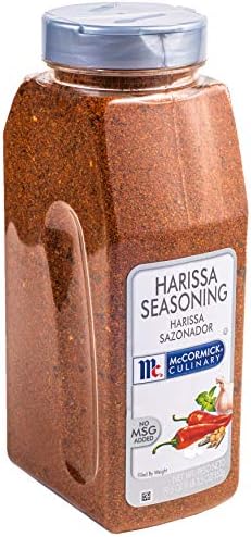 McCormick Culinary Harissa Seasoning, 553ml - A 553ml Container Harissa Spice Blend, Adds Beef, Chicken, Lamb, Hummus, Wings and More North African Flavor