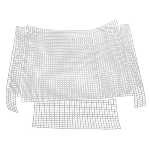 Material resistente y cortable de malla de plástico para manualidades de bolsos tejidos 2
