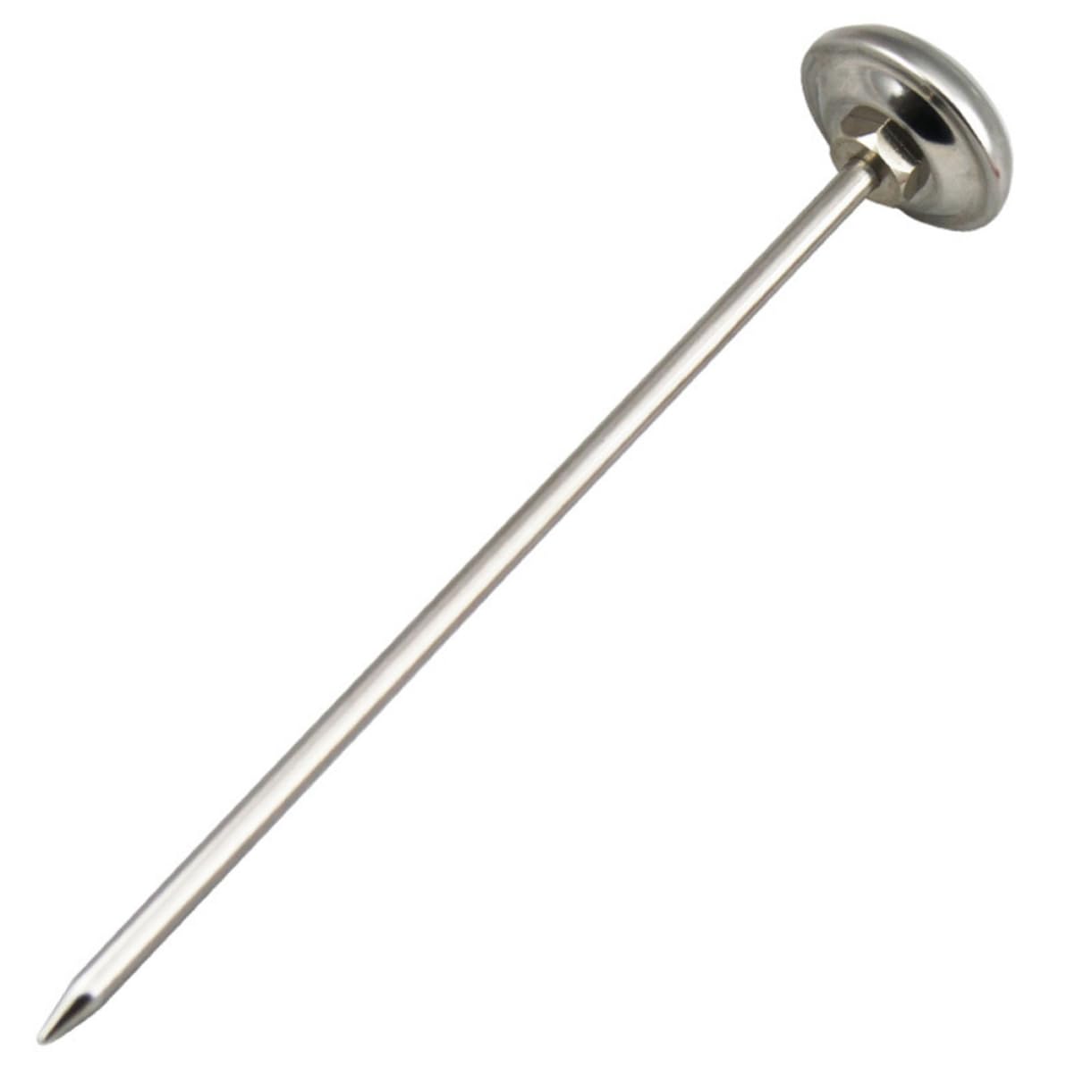 MAGICLULU 1Pc Mini Stainless Steel Food Thermometer for Cooking Quick Reading Milk and Coffee Thermometer Kitchen Gadget for Home Use No Battery Required for Soup and Yoghurt