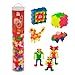 PLUS PLUS - Open Play Tube - 240 Piece Neon Color Mix - Construction Building Stem Toy, Interlocking Mini Puzzle Blocks for Kids