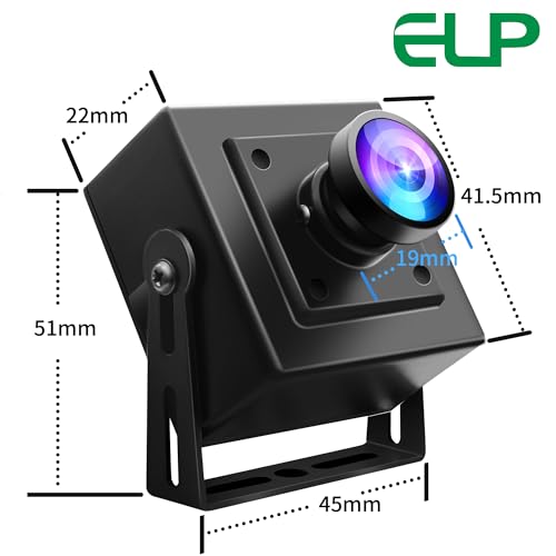 ELP 0.0001Lux Starvis USB Camera Wide Angle 1080P H.264 Low Light Webcam for Computer Mini UVC USB2.0 Lightburn CAMERA HDR 100dB Webcamera High Speed 1080P@30fps Low Illumination Web Cam for Laptop Pi by ELP - Image 4