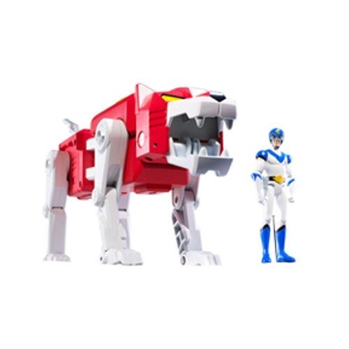 Mattel Voltron Exclusive Action Figure RED LION LANCE Packaged Together in White Collector Box!